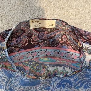 Vintage Havana Colorful Paisley Blouse